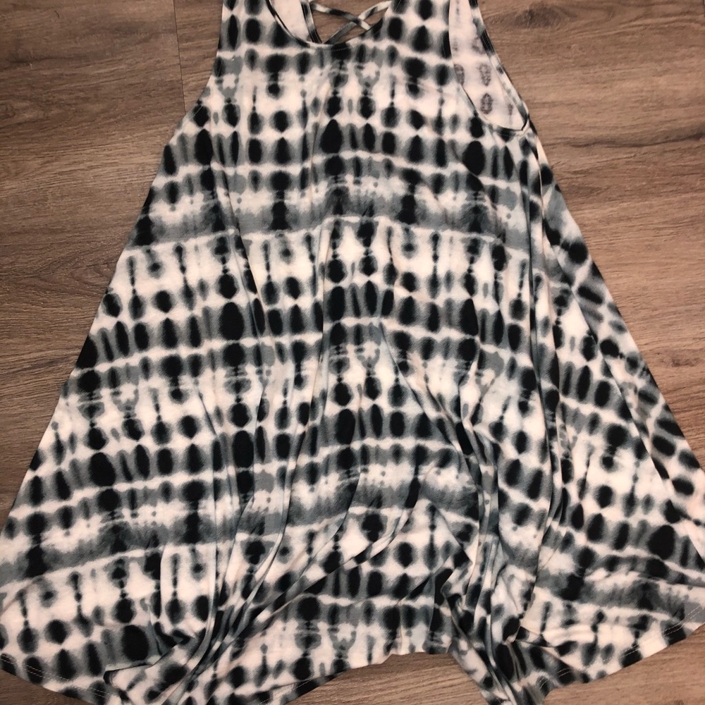 Black and white dress